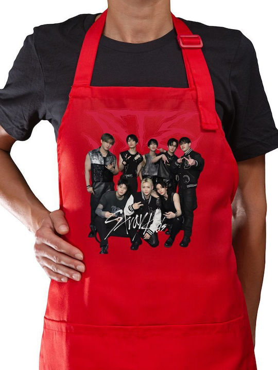 Koupakoupa Kids Kitchen Apron Red 22x40cm KP_32656 Apron