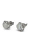 Silver Stud Earrings With Pearls