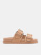Women's Flat Sandals Flatforms Beige