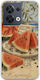 Kalokairi Collection Watermelon Case Oppo Reno 8 5G Flexible TPU Transparent Silicone