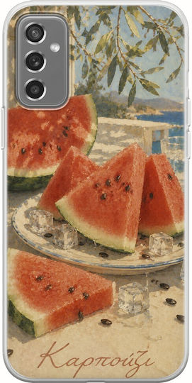 Kalokairi Collection Watermelon Case Samsung Galaxy M13 4g Flexible TPU Transparent Silicone