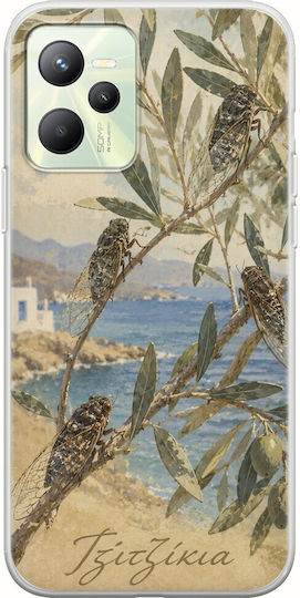 Kalokairi Collection Cicadas Case Realme Narzo 50a Prime Flexible TPU Transparent Silicone