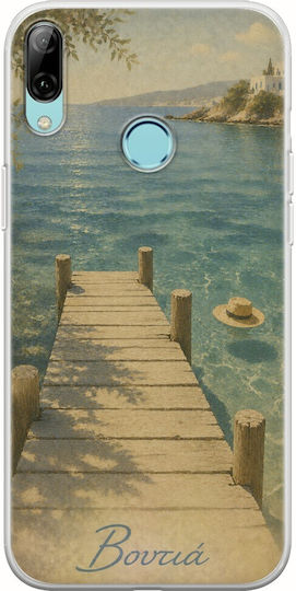 Husă Kalokairi Collection Scufundare Huawei Y7 2019 TPU Flexibil Silicon Transparent