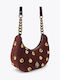 Kensington Leather Women's Crossbody Bag Burgundy