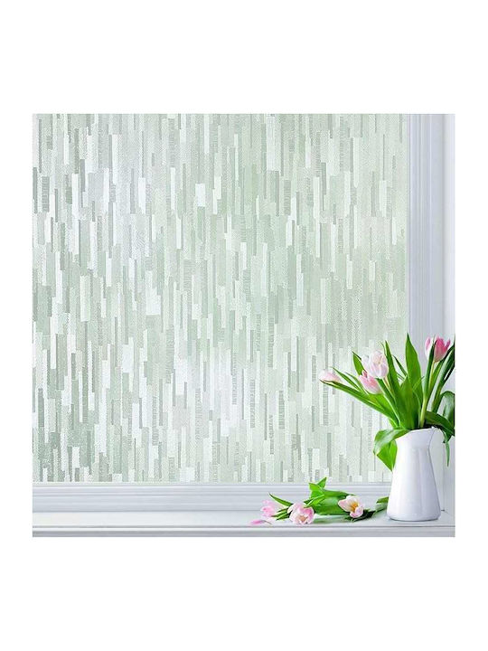 Selbstklebende Glänzende Gestreifte Fenstertapete 90 X 300 Cm