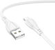 Borofone Редовен USB 2.0 към Микро USB Кабел Бял 1м 1 Брой
