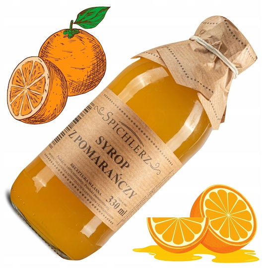 Orange Syrup From Natural Oranges 330ml