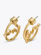 Kurt Geiger Earrings Hoops Gold Plated