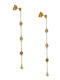 Vergoldete Ohrringe aus 9K Gold