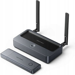Wireless Enterprise Hdmi To Hdmi + Vga + 3.5mm Trs + Usb-c Transmitter Receiver Gray Wireless Enterprise Hdmi To Hdmi + Vga + 3.5mm Trs + Usb-c Transmitter Receiver Gray