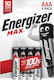 Energizer Max Αλκαλική Μπαταρία AAA 1.5V