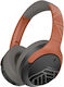 PowerLocus Boom Căști Audio Wireless Bluetooth Over Ear Portocalii