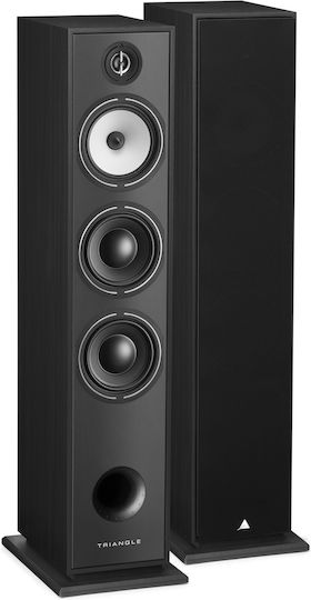 Triangle BR08 Boxă Hi-Fi De Pardoseală Negru-Fag