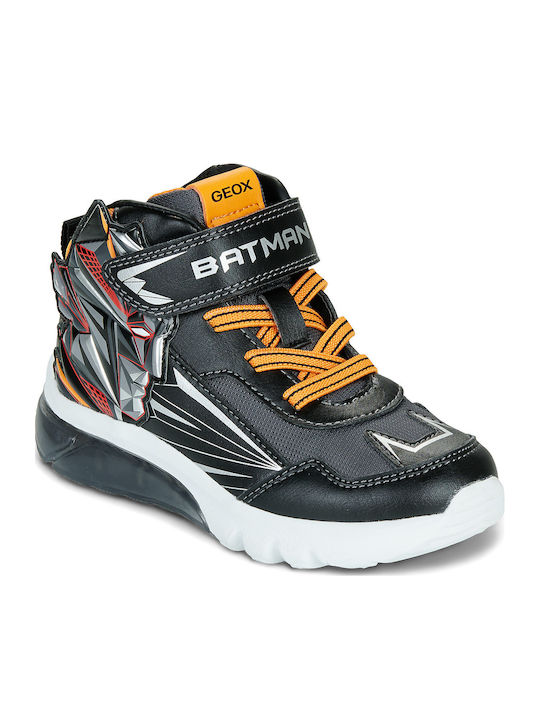 J Ciberdron Kinder Sneaker Hoch Anatomisch Schwarz