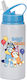 Water Bottle Bluey 600ml White Light Blue Cap
