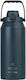 Estia Recyclable Stainless Steel Thermos Bottle BPA Free 1.8lt SAVE AEGEAN with Handle