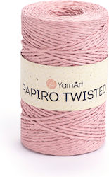 Yarnart Papiro Twisted 1326 Ροζ Πούδρας Νήμα Πλ...