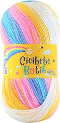 Kamgarn Cicibebe Batik Νημα Πλεξιματος Col550-62 Candy Πολυχρωμο Ακρυλικο 100gr 360mtr Kamgarn Cicibebe Batik Νημα Πλεξιματος Col550-62 Candy Πολυχρωμο Ακρυλικο 100gr 360mtr