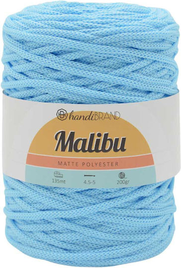 Malibu Cord Yarn 200gr Polyester Light Blue