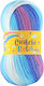 Kamgarn Cicibebe Batik Knitting Yarn Col550-60 Blue-Purple Multicoloured Acrylic 100gr 360mtr