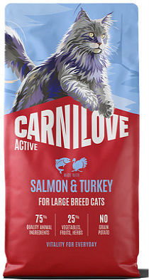 Carnilove Dry Cat Food with Salmon / Turkey 2kg