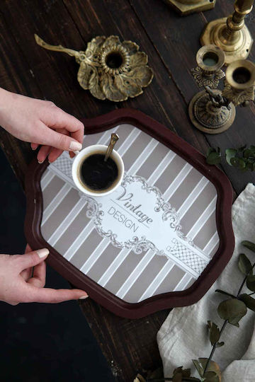 SteweHome Метален Сервиращ Диск 28x32см