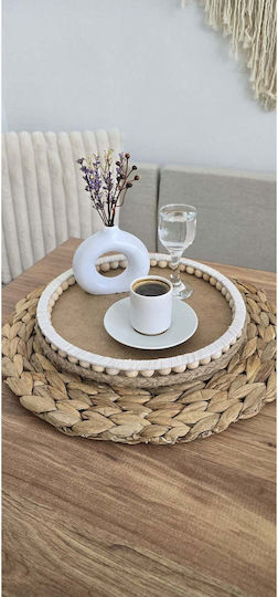 SteweHome Дървен Сервиращ Диск 25x20см