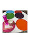 SteweHome Метален Сервиращ Диск 22x22см 4 Бройки