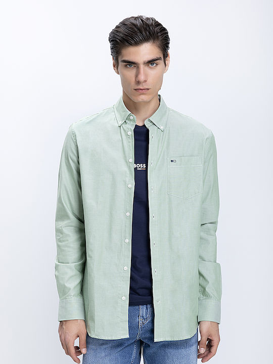 Commander Denim Overshirt Grün