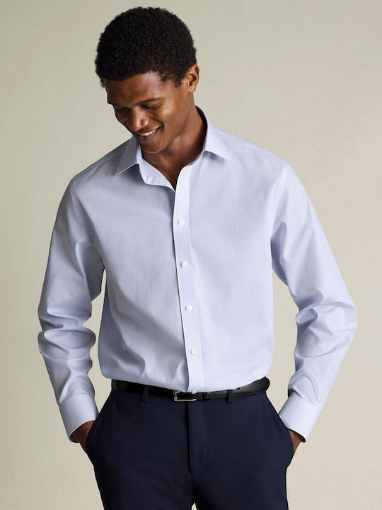 Charles Tyrwhitt Herrenhemd Flieder Hell