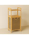 SteweHome Laundry Basket Bamboo 95x40x30cm Multicolour