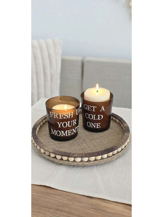 SteweHome Decorative Tray Wooden 25x20cm