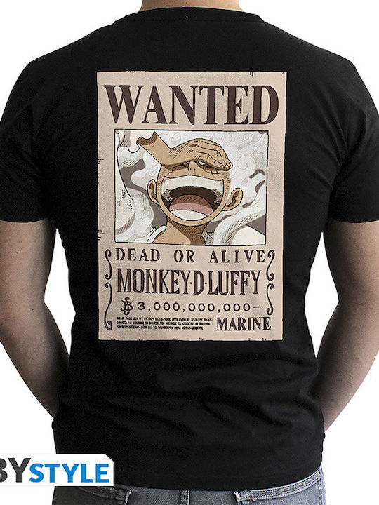 Abystyle One Piece Цял Бански T-shirt Wanted Luffy Gear 5