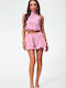 Women's Set with Pink Shorts