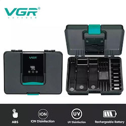 Vgr V-840 Uv & Ion Sterilizer Box Επαγγελματικό Κουτί Αποστείρωσης Εργαλείων Barber Led Οθόνη Μπαταρία 2500mah & Organizer Vgr V-840 Uv & Ion Sterilizer Box Επαγγελματικό Κουτί Αποστείρωσης Εργαλείων Barber Led Οθόνη Μπαταρία 2500mah & Organizer
