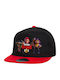 Brawl Stars Desert Șapcă Flat Snapback Negru Roșu 100% Bumbac Unisex One Size