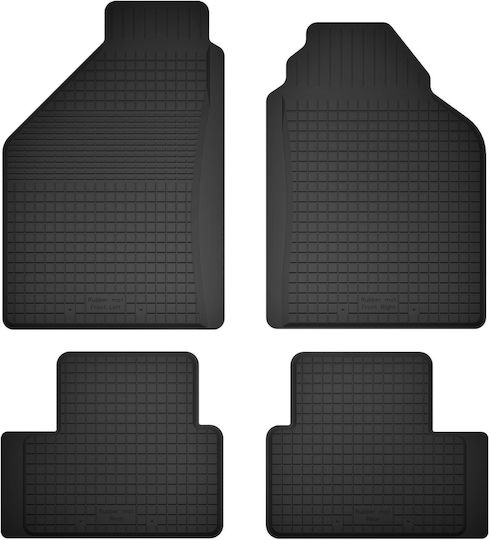 Car Rubber Mats Set 4 Pcs Universal Toyota Starlet P9 Hatchback 1996-1999