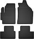 Car Rubber Mats Set 4 Pcs Universal Mitsubishi Colt Vii Hatchback 2004-2008