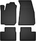 Car Rubber Mats Set 4 Pcs Universal Dacia Lodgy Minivan 2012