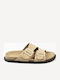 Women's Flat Sandals Beige