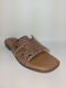 Damen Flache Sandalen Tabac Braun
