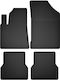 Car Rubber Mats Set 4 Pcs Universal Opel Mokka Ii Crossover 2020