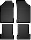 Car Rubber Mats Set 4 Pcs Universal Saab 900 Ii Cabrio 1994-1995