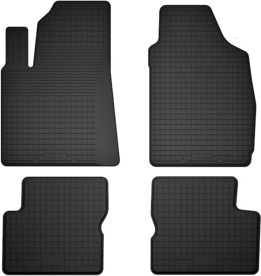 Set 4 Buc Covorașe Auto Cauciuc Universal Fiat 500 Cabrio Hatchback 2007-2013