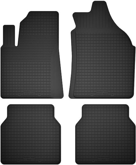 Car Rubber Mats Set 4 Pcs Universal Opel Crossland X Crossover 2017