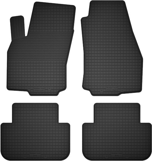 Car Rubber Mats Set 4 Pcs Universal Fiat 500l Minivan 2012