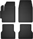 Car Rubber Mats Set 4 Pcs Universal Mitsubishi Colt Vi Z30 Hatchback 2004-2008