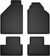 Car Rubber Mats Set 4 Pcs Universal Fiat Punto I Hatchback 1992-1999