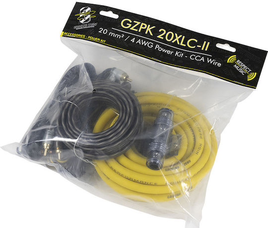 Ground Zero Car Power Cable Set 20 mm² / 4 awg