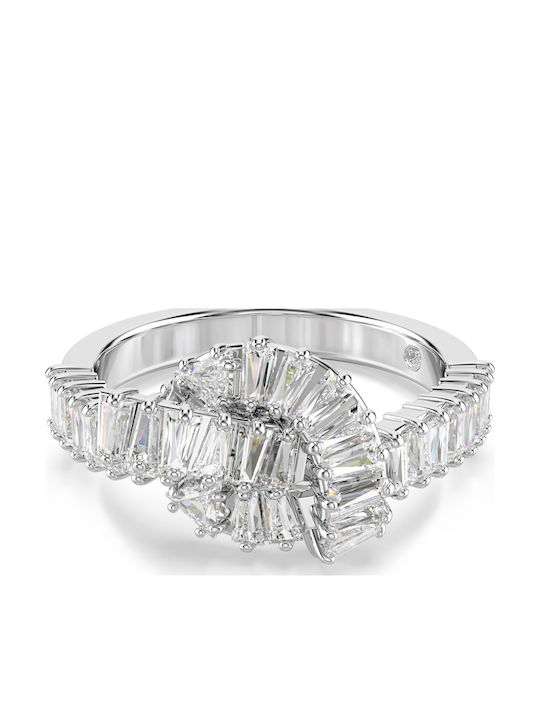 Swarovski Γυναικείο Δαχτυλίδι με Πέτρες Επιχρυσωμένο